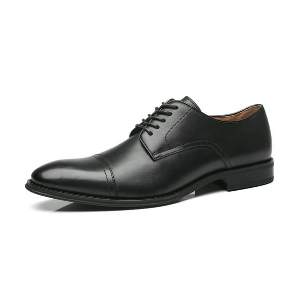 Color : Black, Size : 44 Mens Oxfords Classic Modern Round Captoe Shoes Dress Shoes for 